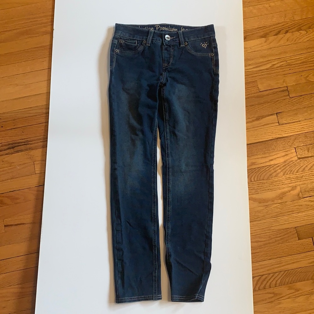 Justice Premium Jeans 10R Girls 12”waist 25”inseam